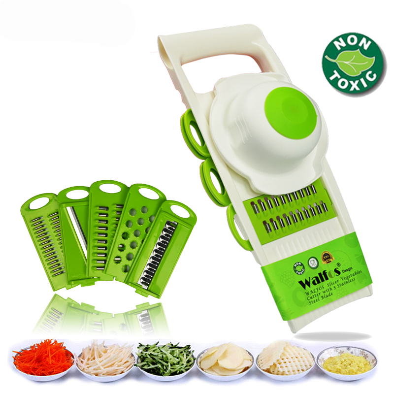 Vegetable Slicer with Five Blades