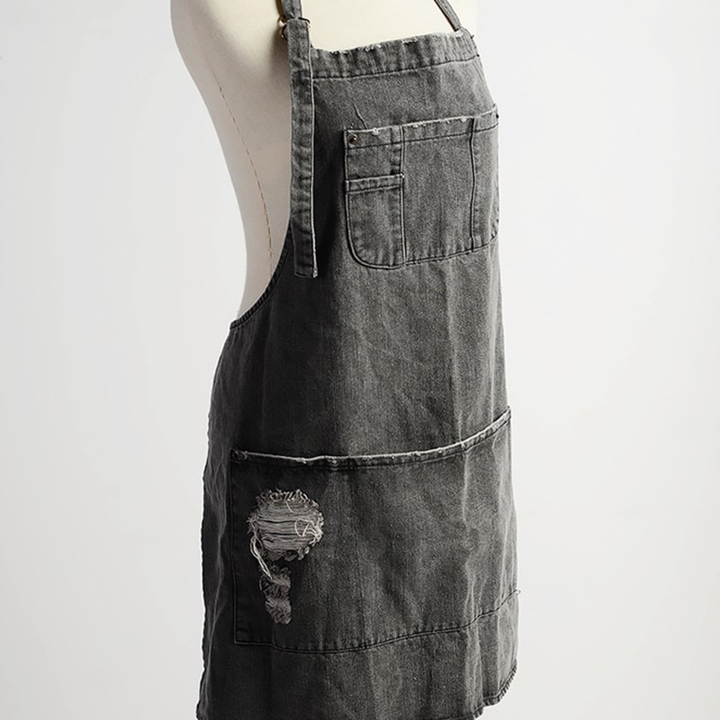 Women's Barista Denim Bib Apron