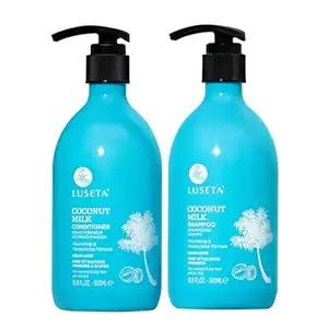 LUSETA Coconut Milk Shampoo & Conditioner,  16.9oz Each